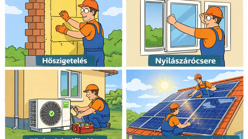 KEHOP Plusz – Akár 5 + 5 millió Ft támogatás komplex energetikai korszerűsítésre