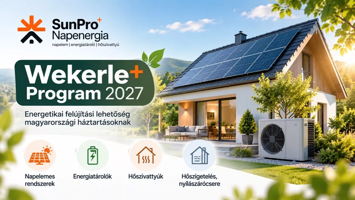 Wekerle+ Program 2027 – Akár 15 millió Ft energetikai felújításra, napelemre és otthona korszerűsítésére